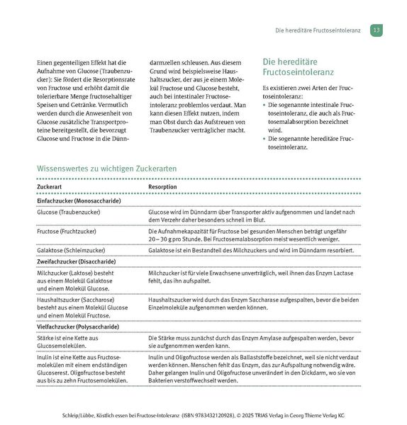 Produktbild: K&ouml;stlich essen Fructoseintoleranz