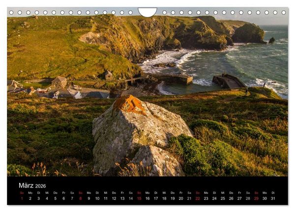 Produktbild: Englands K&uuml;sten 2026 (Wandkalender 2026 DIN A4 quer), CALVENDO Monatskalender