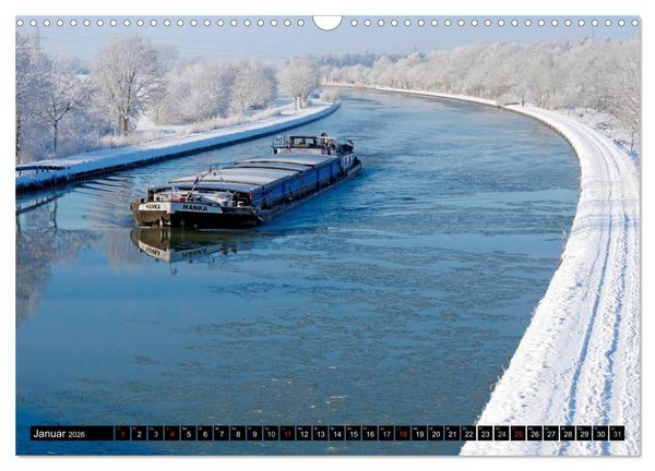 Produktbild: Der Mittellandkanal - 325 Kilometer Wasserstra&szlig;e (Wandkalender 2026 DIN A3 quer), CALVENDO Monatskalender