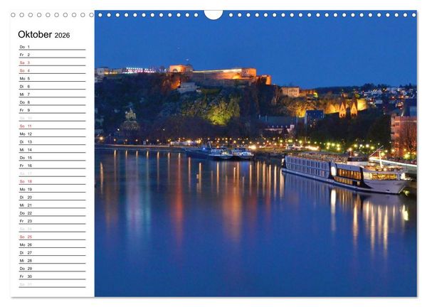 Produktbild: Der Koblenz Kalender (Wandkalender 2026 DIN A3 quer), CALVENDO Monatskalender