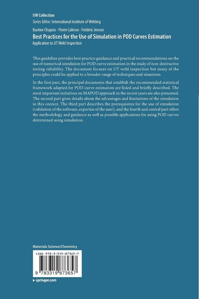 Produktbild: Best Practices for the Use of Simulation in POD Curves Estimation