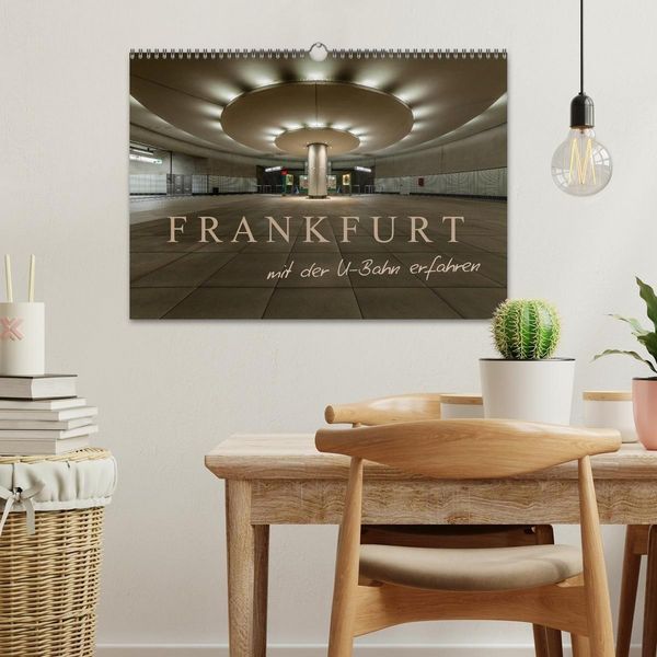 Produktbild: Frankfurt - mit der U-Bahn erfahren (Wandkalender 2027 DIN A3 quer), CALVENDO Monatskalender