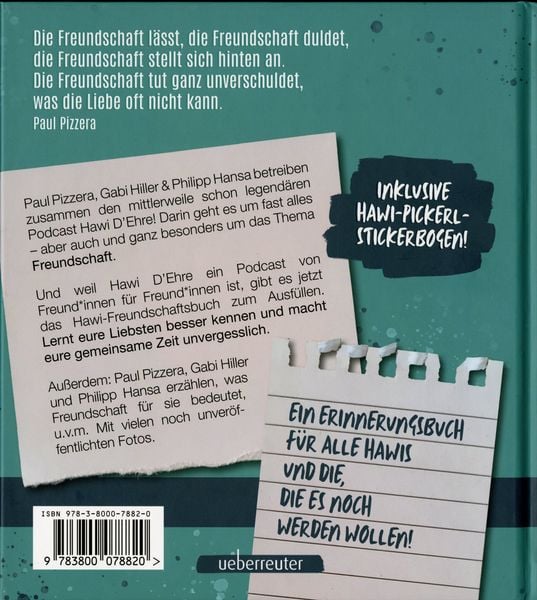 Produktbild: Hawi Alonso! Das unschlagbare Freundschaftsbuch.