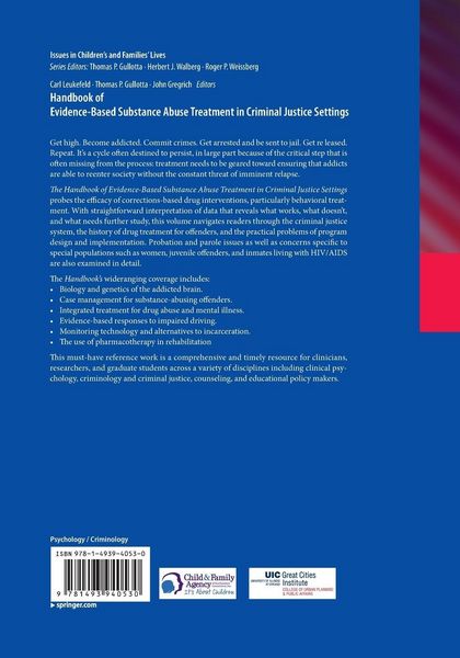 Produktbild: Handbook of Evidence-Based Substance Abuse Treatment in Criminal Justice Settings