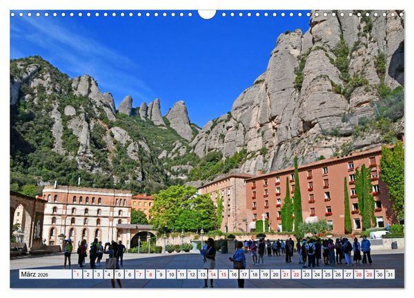 Produktbild: MONTSERRAT in Katalonien (Wandkalender 2026 DIN A3 quer), CALVENDO Monatskalender