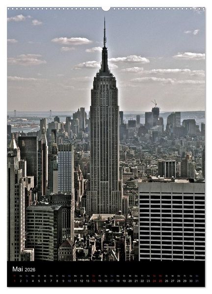Produktbild: New York City 2026 &bull; Classic Views (Wandkalender 2026 DIN A2 hoch), CALVENDO Monatskalender