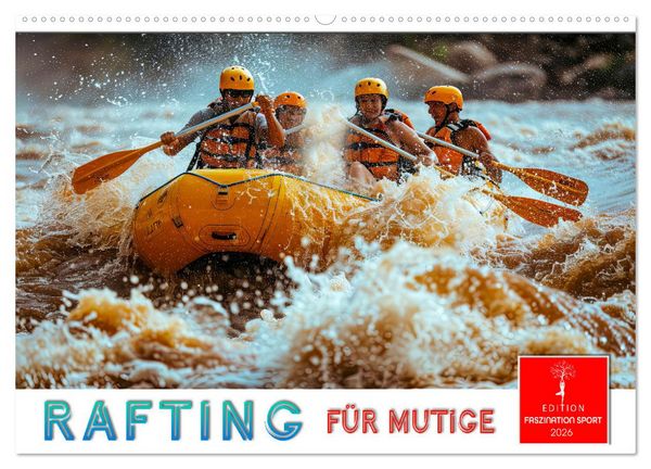 Produktbild: Rafting f&uuml;r Mutige (Wandkalender 2026 DIN A2 quer), CALVENDO Monatskalender