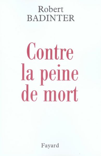 Produktbild: Contre la peine de mort : &eacute;crits 1970-2006