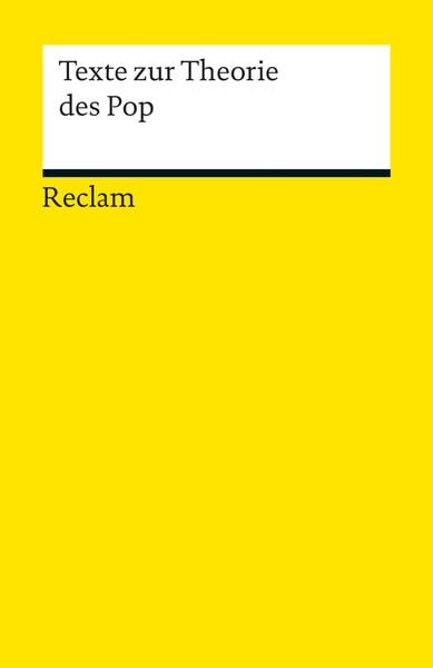 Texte zur Theorie des Pop, Taschenbuch von , Reclam, Philipp, 978-3-15-019035-7