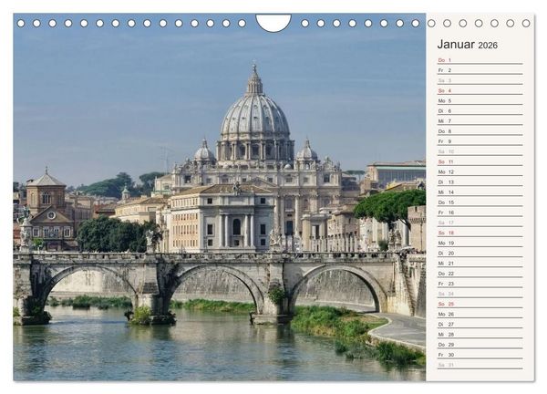 Produktbild: Rom - Die Ewige Stadt (Wandkalender 2026 DIN A4 quer), CALVENDO Monatskalender