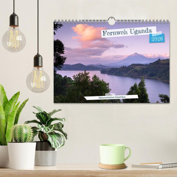 Produktbild: Fernweh Uganda - Natursch&ouml;nheit Ostafrikas (Wandkalender 2026 DIN A4 quer), CALVENDO Monatskalender