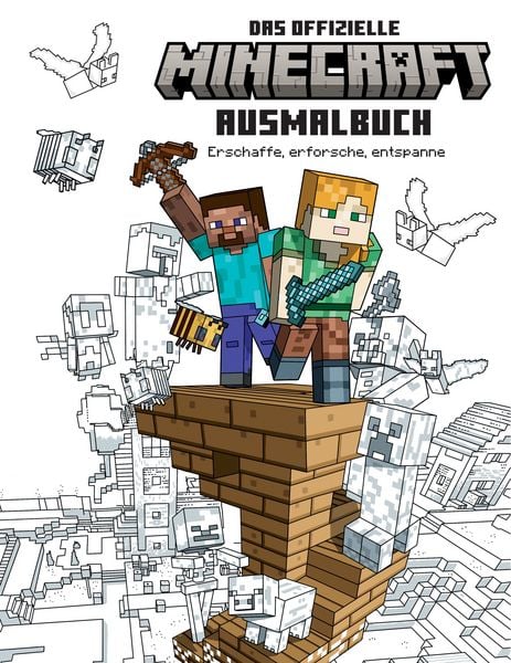 Produktbild: Das offizielle Minecraft Ausmalbuch