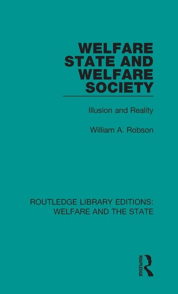 Produktbild: Welfare State and Welfare Society