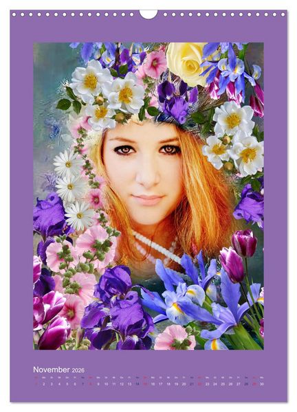 Produktbild: Blumen Melodie (Wandkalender 2026 DIN A3 hoch), CALVENDO Monatskalender