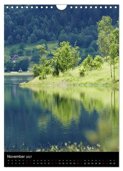 Produktbild: Hei - Willkommen im Fjordland (Wandkalender 2027 DIN A4 hoch), CALVENDO Monatskalender