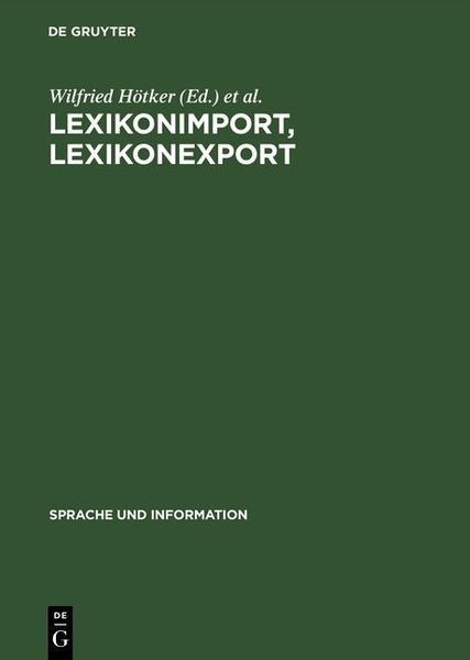 Produktbild: Lexikonimport, Lexikonexport
