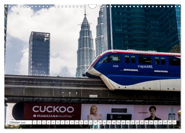 Produktbild: Kuala Lumpur einfach liebenswert (Wandkalender 2026 DIN A3 quer), CALVENDO Monatskalender