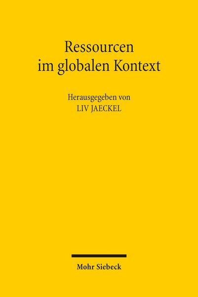 Produktbild: Ressourcen im globalen Kontext