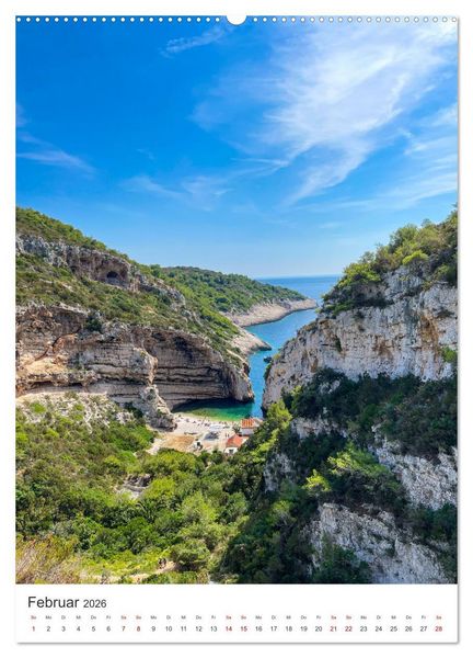 Produktbild: Kroatien - Eine Reise in das wundersch&ouml;ne Land. (Wandkalender 2026 DIN A2 hoch), CALVENDO Monatskalender