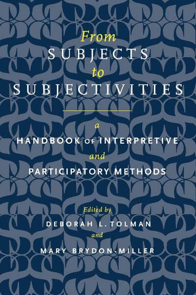 Produktbild: From Subjects to Subjectivities
