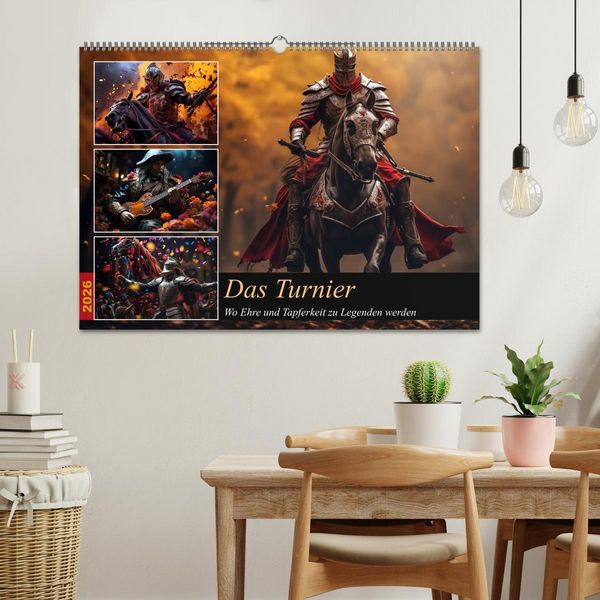 Produktbild: Das Turnier (Wandkalender 2026 DIN A2 quer), CALVENDO Monatskalender