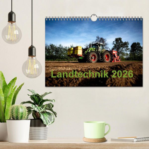 Produktbild: Landtechnik 2026 (Wandkalender 2026 DIN A4 quer), CALVENDO Monatskalender