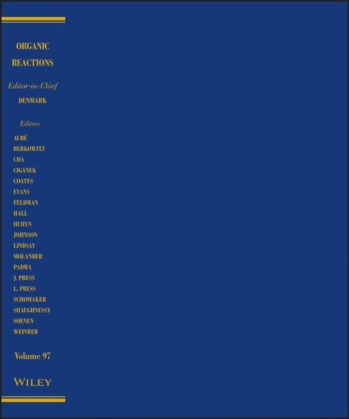 Produktbild: Organic Reactions, Volume 97