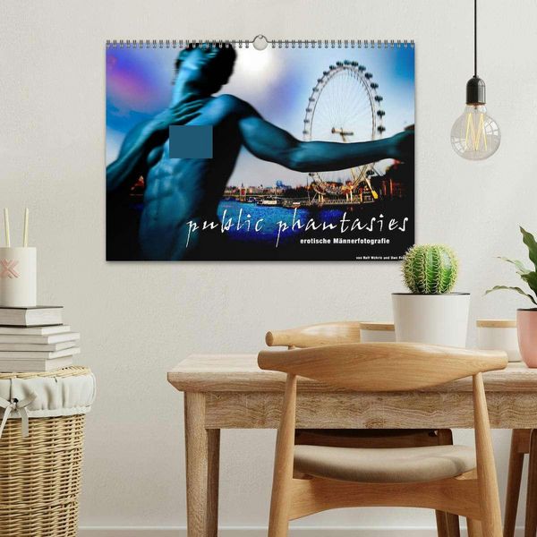 Produktbild: public phantasies - erotische M&auml;nnerfotografie (Wandkalender 2026 DIN A3 quer), CALVENDO Monatskalender
