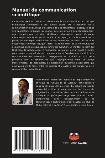 Produktbild: Manuel de communication scientifique