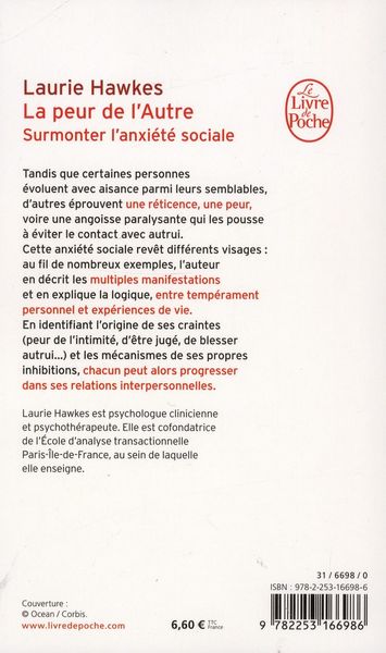 Produktbild: La peur de l'autre : surmonter l'anxi&eacute;t&eacute; sociale