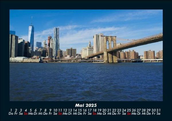 Produktbild: New York 2025 Fotokalender DIN A5