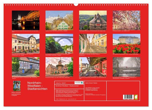 Produktbild: Nordrhein-Westfalen - Stadtansichten (Wandkalender 2026 DIN A2 quer), CALVENDO Monatskalender