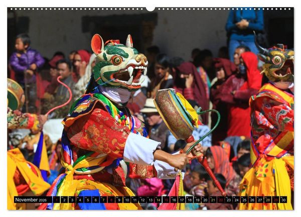 Produktbild: K&ouml;nigreich Bhutan - Juwel am Himalaya (Wandkalender 2026 DIN A2 quer), CALVENDO Monatskalender