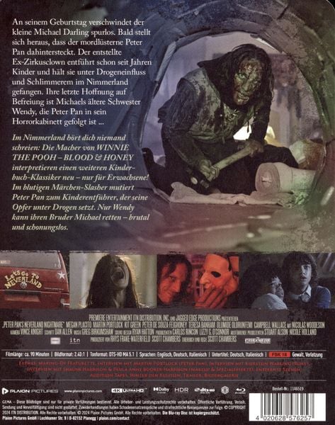 Produktbild: Peter Pan's Neverland Nightmare - Steelbook (4K Ultra HD) (+ Blu-ray)