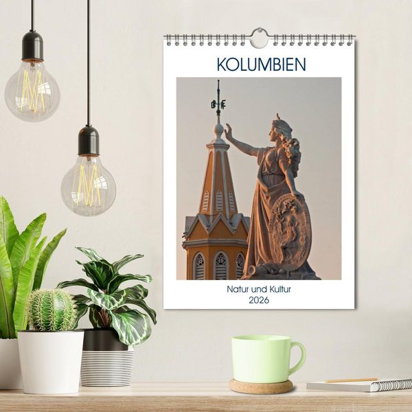 Produktbild: Kolumbien - Natur und Kultur (Wandkalender 2026 DIN A4 hoch), CALVENDO Monatskalender