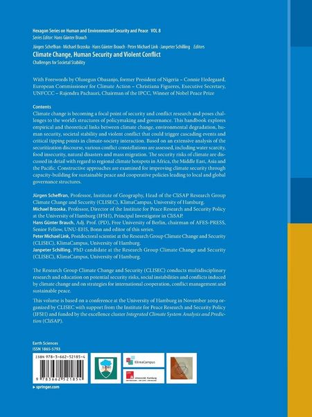 Produktbild: Climate Change, Human Security and Violent Conflict