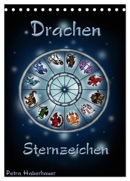 Produktbild: Drachen-Sternzeichen (Tischkalender 2026 DIN A5 hoch), CALVENDO Monatskalender