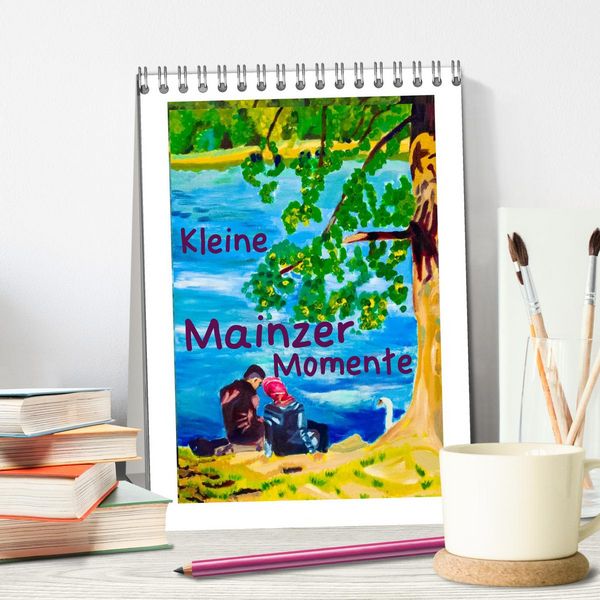 Produktbild: Kleine Mainzer Momente (Tischkalender 2026 DIN A5 hoch), CALVENDO Monatskalender