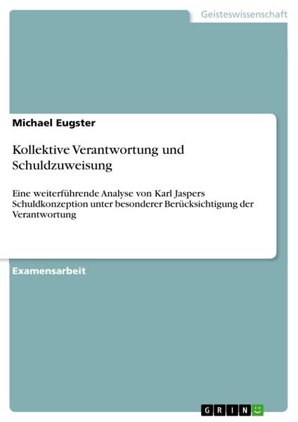 Produktbild: Kollektive Verantwortung und Schuldzuweisung