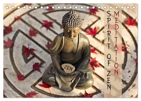 Produktbild: SPIRIT OF ZEN Meditation (Tischkalender 2026 DIN A5 quer), CALVENDO Monatskalender