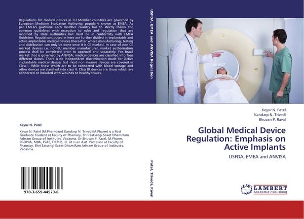 Produktbild: Global Medical Device Regulation: Emphasis on Active Implants