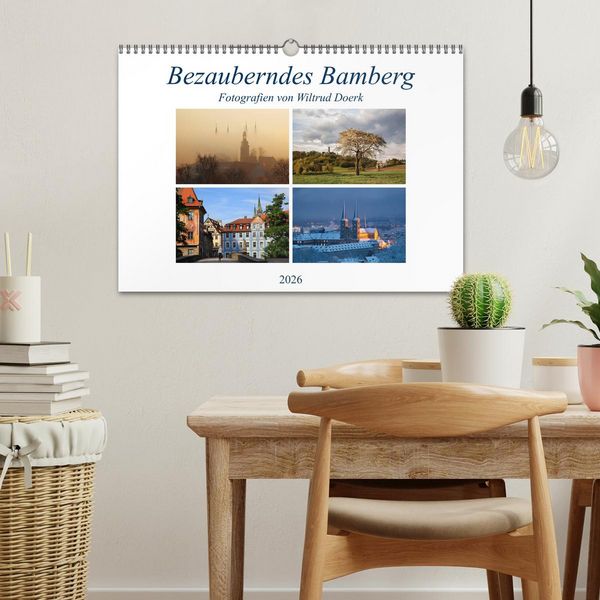 Produktbild: Bezauberndes Bamberg (Wandkalender 2026 DIN A3 quer), CALVENDO Monatskalender