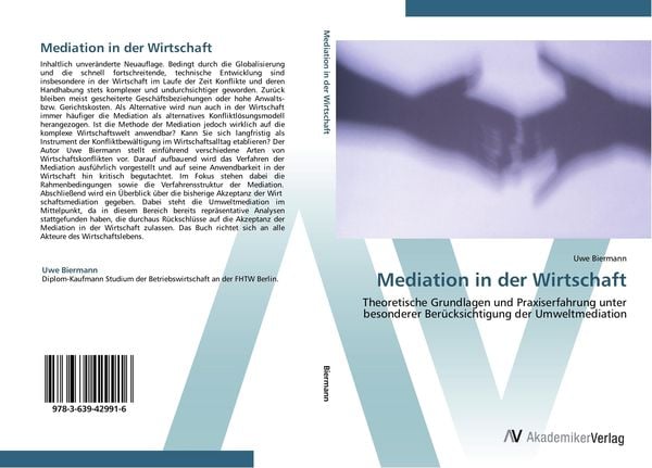 Produktbild: Mediation in der Wirtschaft
