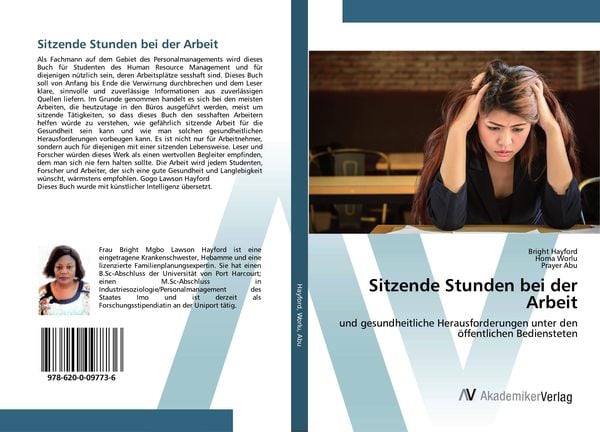 Produktbild: Sitzende Stunden bei der Arbeit