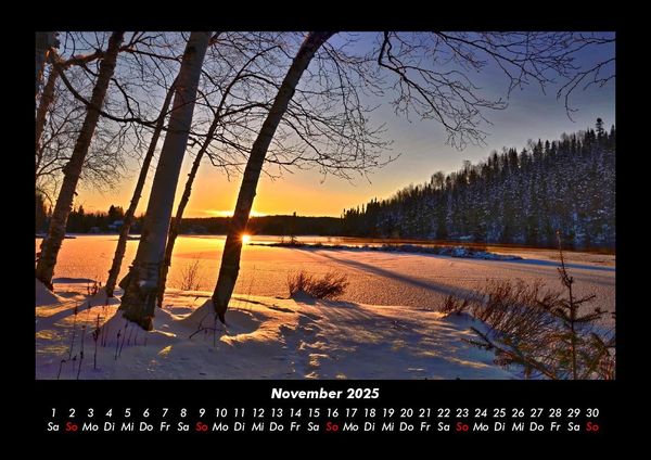 Produktbild: Landschaftskalender 2025 Fotokalender DIN A3