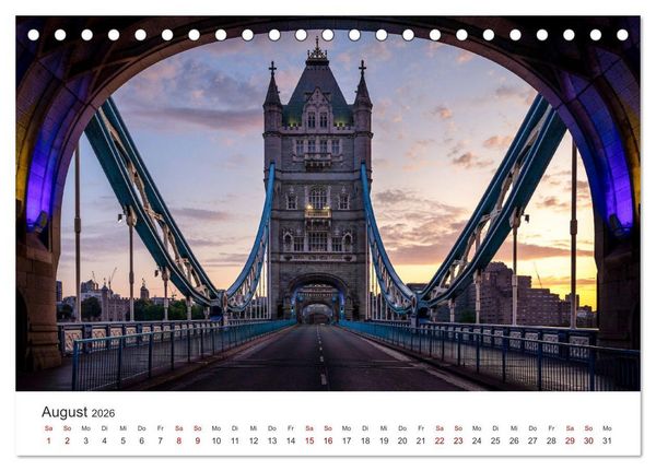 Produktbild: Br&uuml;cken dieser Erde (Tischkalender 2026 DIN A5 quer), CALVENDO Monatskalender