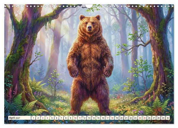 Produktbild: Gesch&ouml;pfe der Legenden - Eine Reise durch die Welt mystischer Wesen (Wandkalender 2027 DIN A3 quer), CALVENDO Monatskalender