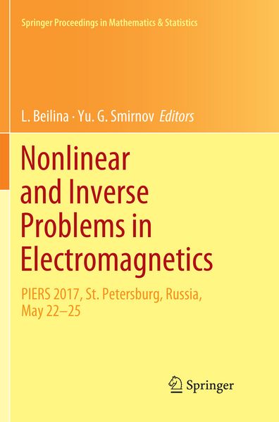 Produktbild: Nonlinear and Inverse Problems in Electromagnetics