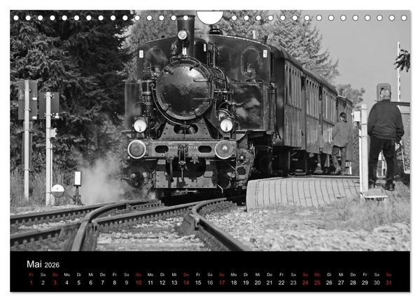 Produktbild: Mein Dampfbahnkalender 2026 (Wandkalender 2026 DIN A4 quer), CALVENDO Monatskalender