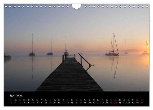 Produktbild: Starnberger See - Silent Moments (Wandkalender 2026 DIN A4 quer), CALVENDO Monatskalender